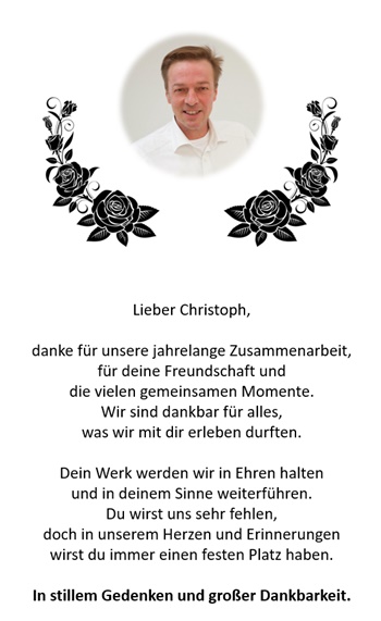 Traueranzeige für Christoph Rosen